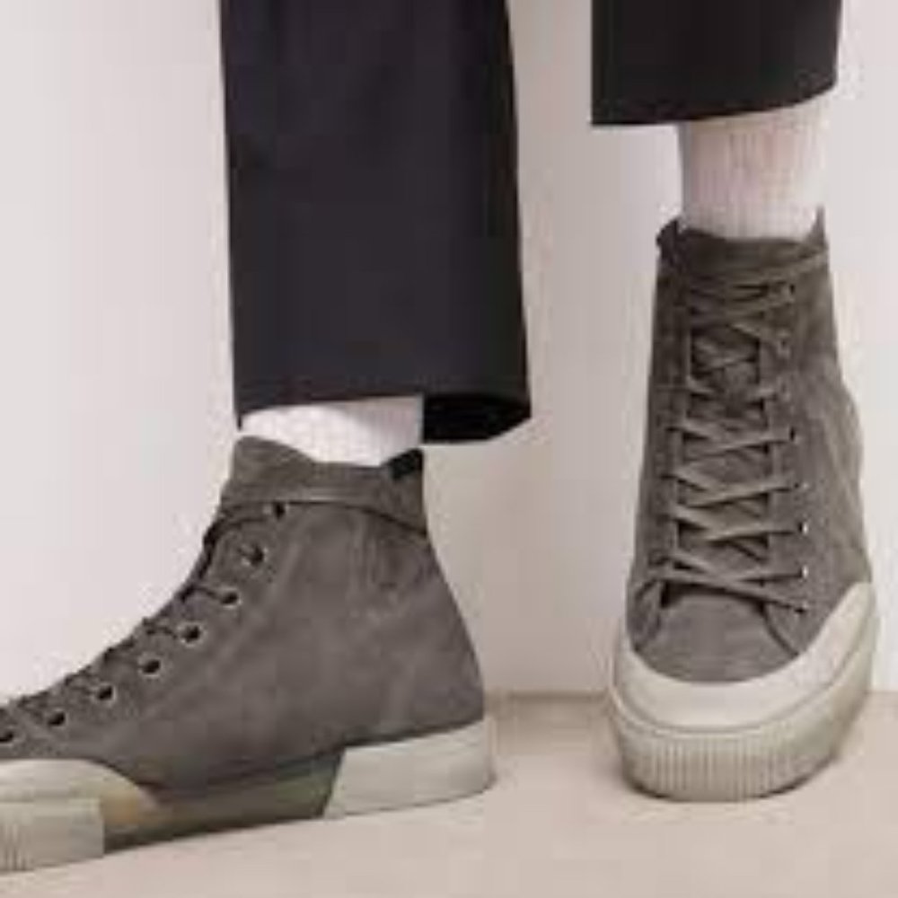 ALLSAINTS Men's Dumont High-Top Suede Sneakers